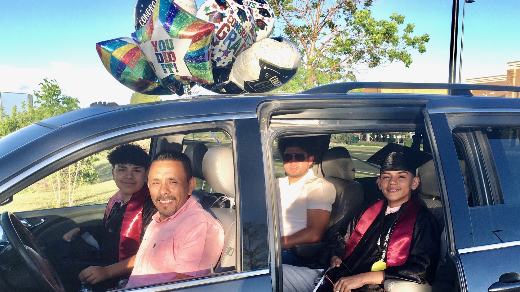 HUGS WERE MISSED AT VISTA RIDGE ACADEMY’S DRIVE THRU GRADUATION