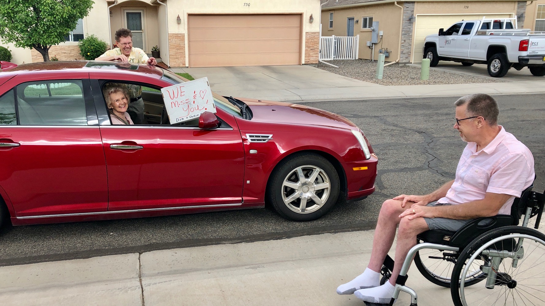 A GRAND JUNCTION COUPLE INITIATES CURB-SIDE VISITS TO ALL FELLOW CHURCH MEMBERS