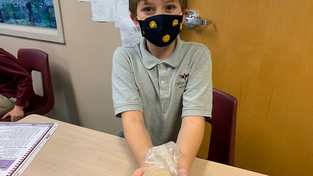 BAKING BREAD IN BIBLE CLASS AT VISTA RIDGE ACADEMY