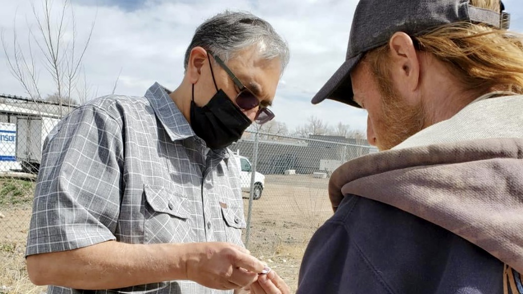 COLORADO SPRINGS CENTRAL CELEBRATE COMMUNION WITH HOMELESS