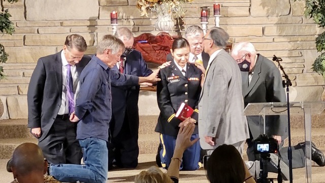 ARMY CHAPLAIN YEPSICA MARENO COMMISIONED TO THE GOSPEL MINISTRY