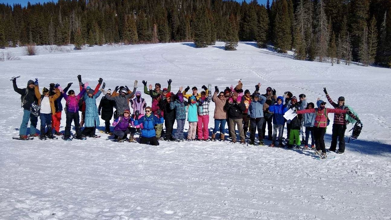 PATHFINDERS UNITE FOR SNOWSHOEING AND SLEDDING