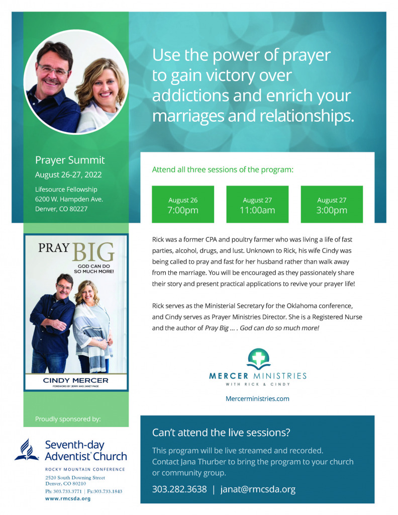 Prayer Summit 2022 - Rick and Cindy Mercer Flyer -DRAFT 052522pm (1)