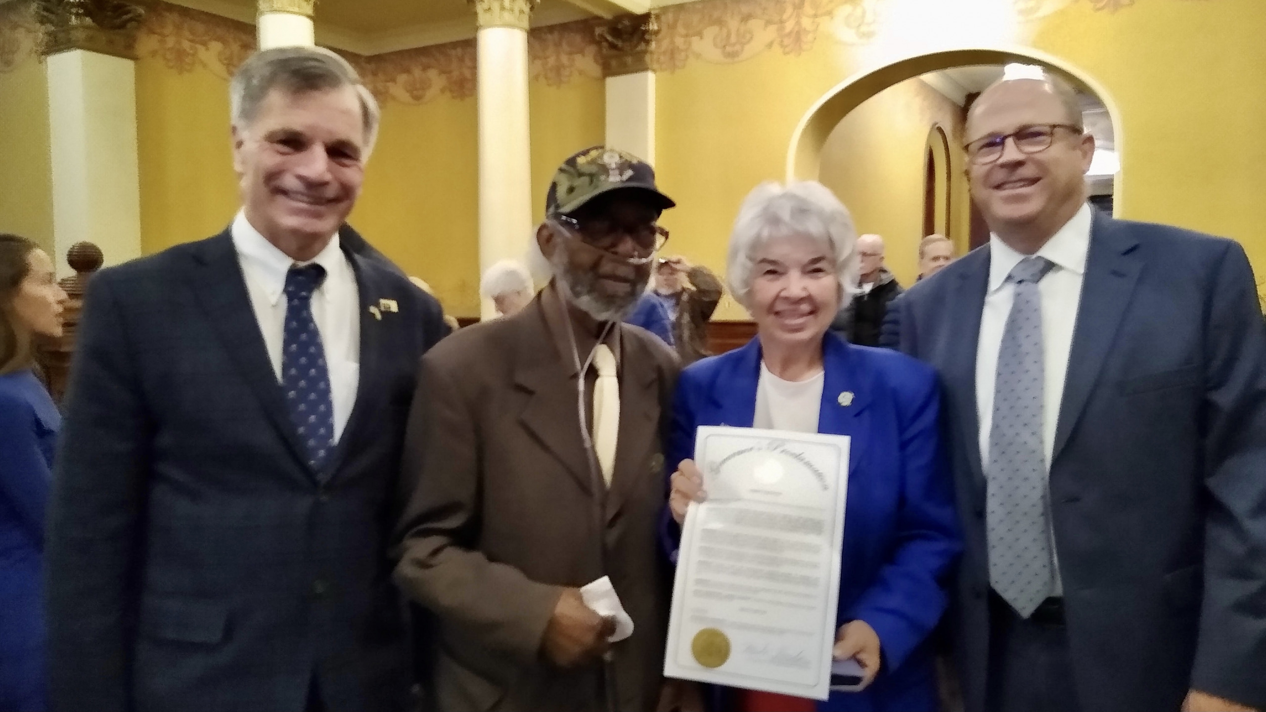 VET FROM CHEYENNE CHURCH HONORED BY THE STATE OF WYOMING