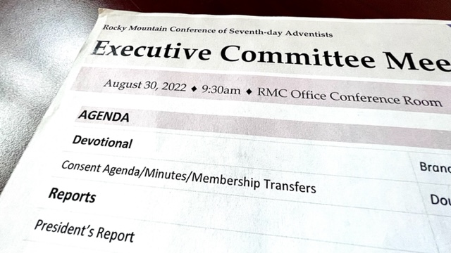 RMC EXECUTIVE COMMITTEE REVIEWS CONSTITUENCY OUTCOMES