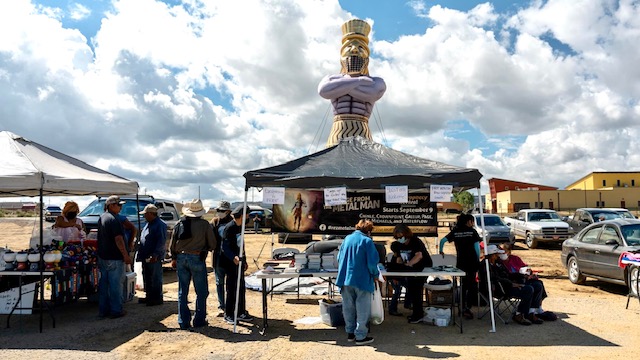 “METAL MAN” REPLICA PROMOTES NAVAJO NATION OUTREACH