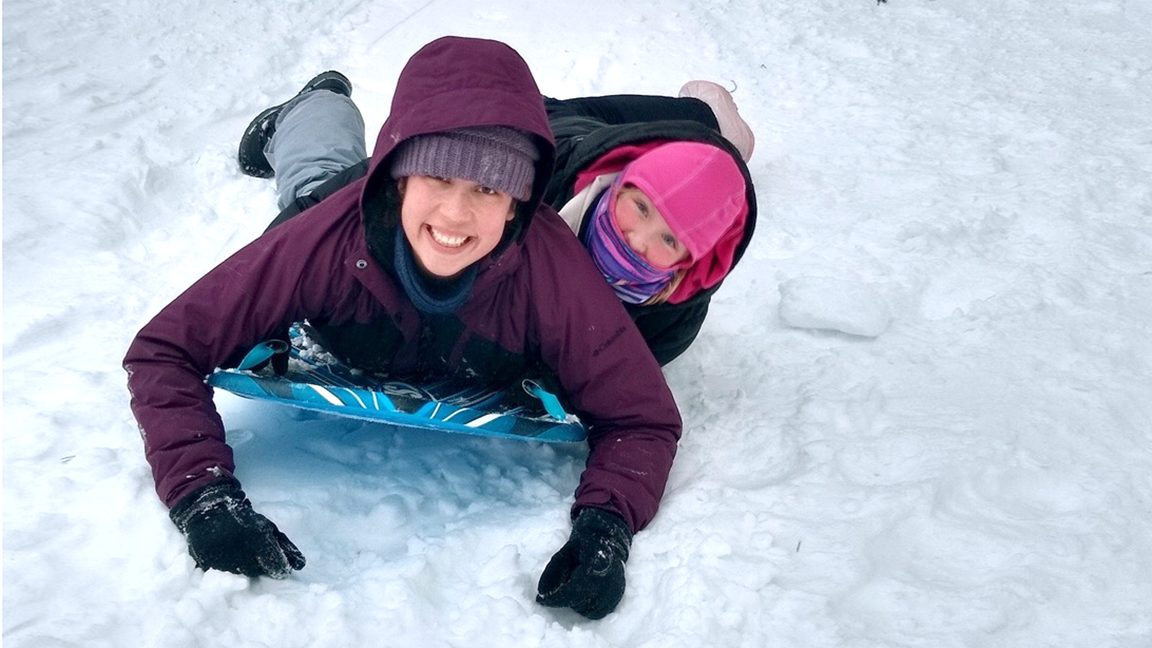 SNOW AND BIBLE STUDY CONNECT AT WYOMING WINTER RETREAT