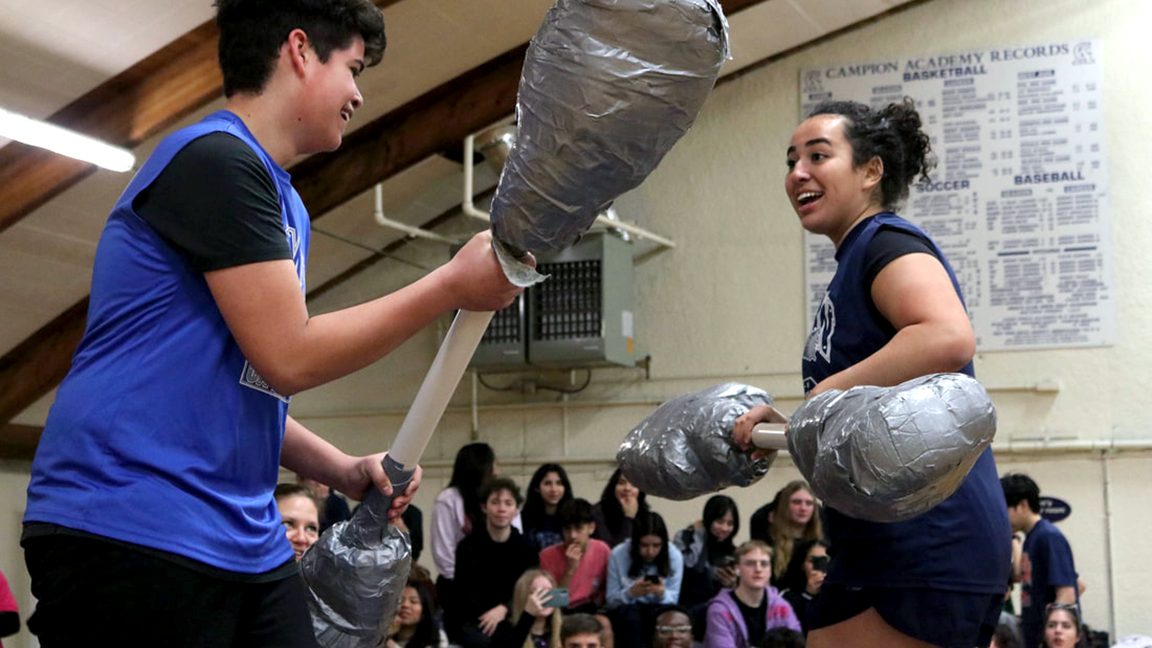 IRONMEN AND MAIDENS TEST THEIR SKILLS IN ANNUAL COMPETITION