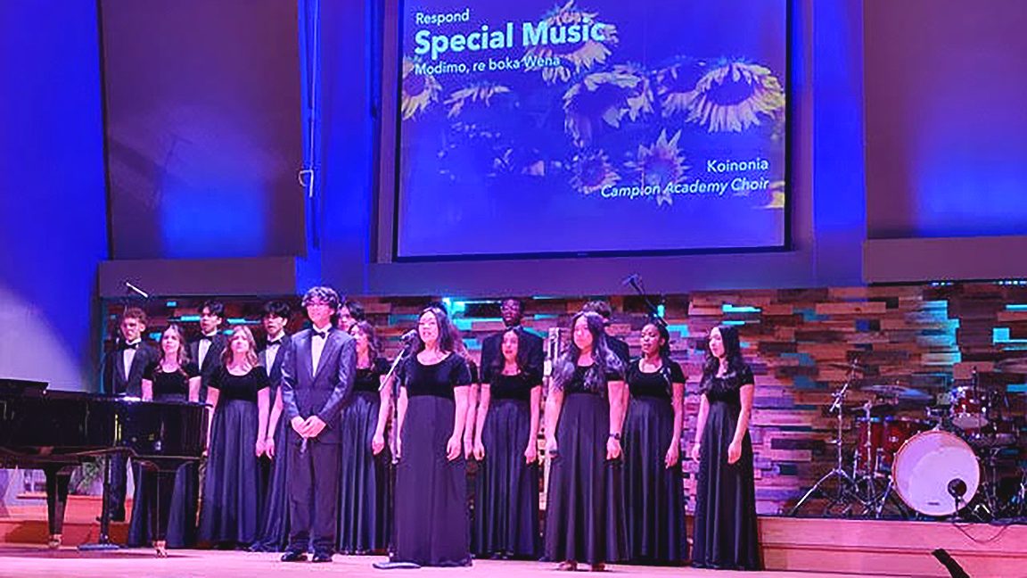 CAMPION’S KOINONIA PRESENTS ITS MUSIC TO THE BOULDER CHURCH WORSHIP