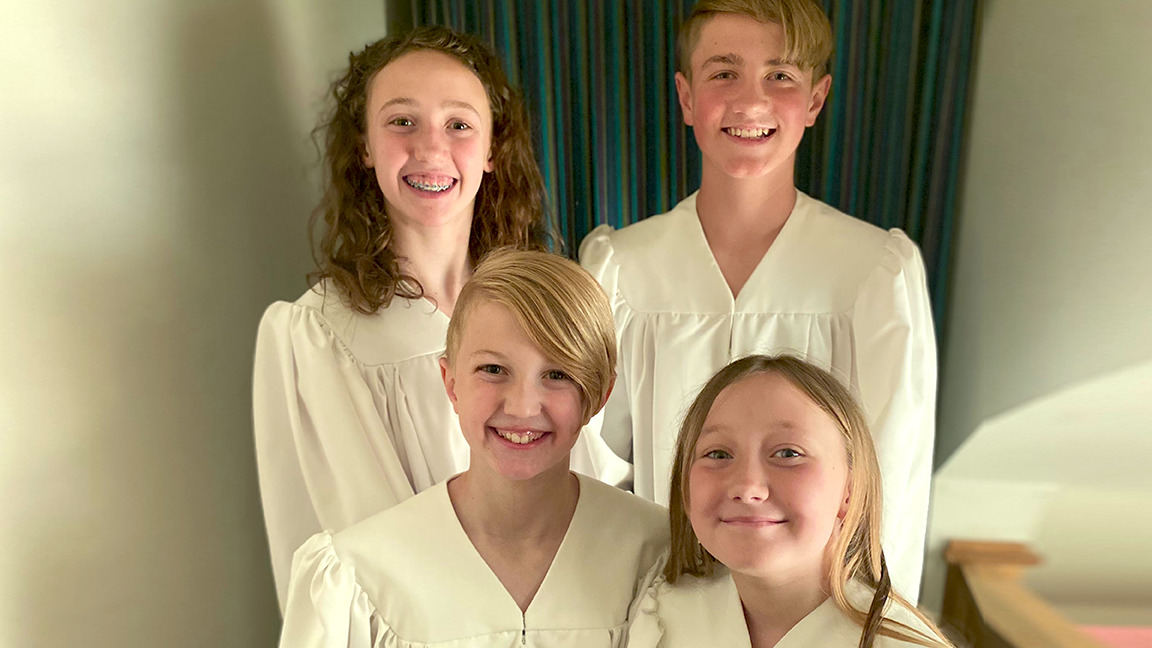 FOUR COUSINS BAPTIZED ON THE SAME DAY IN BOULDER CHURCH