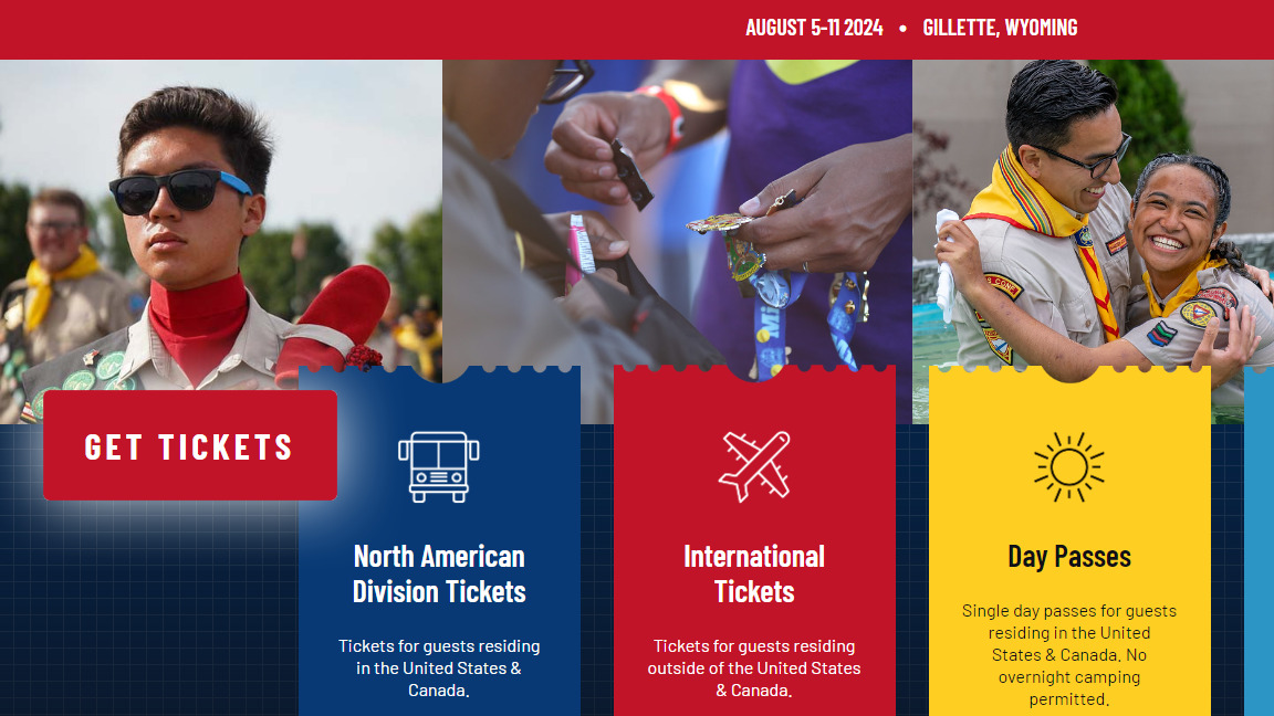 2024 INTERNATIONAL CAMPOREE: GET YOUR TICKETS NOW!