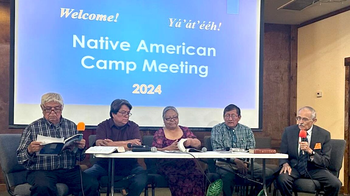 TIME AT THE NATIVE AMERICAN CAMP MEETING