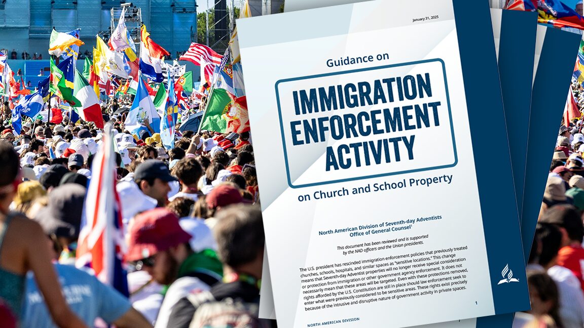 FROM THE NORTH AMERICAN DIVISION OF THE SEVENTH-DAY ADVENTIST CHURCH: AN APPEAL FOR HUMAN DIGNITY AND DECENCY