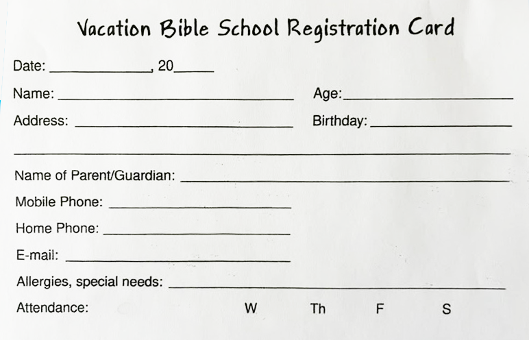 Laramie-VBS-Reg-Card